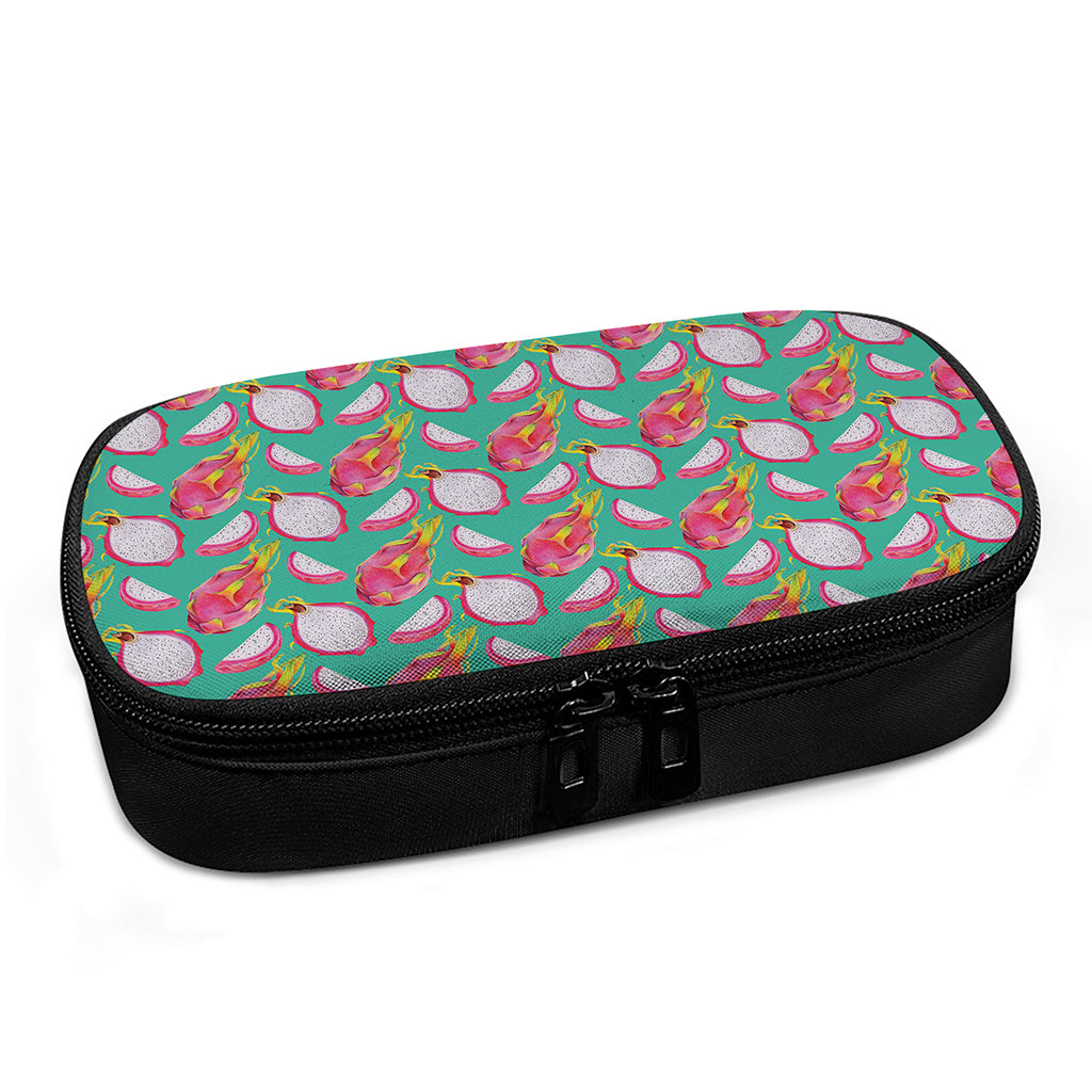 Hand Drawn Dragon Fruit Pattern Print Insulin Cooler Travel Case