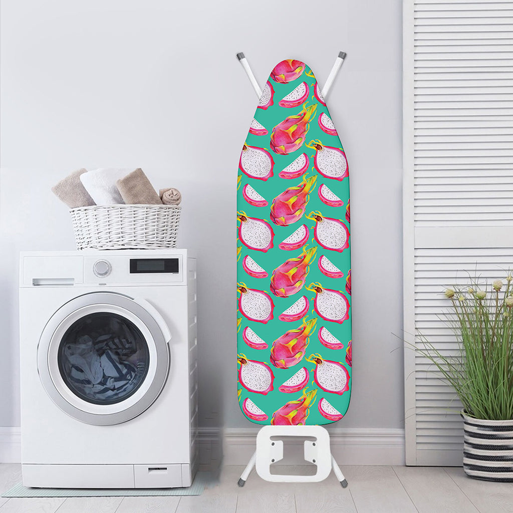 Hand Drawn Dragon Fruit Pattern Print Ironing Board Cover
