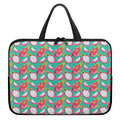 Hand Drawn Dragon Fruit Pattern Print Laptop Sleeve With Handle