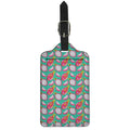 Hand Drawn Dragon Fruit Pattern Print Luggage Tag