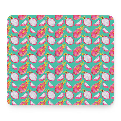 Hand Drawn Dragon Fruit Pattern Print Mouse Pad