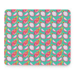 Hand Drawn Dragon Fruit Pattern Print Mouse Pad
