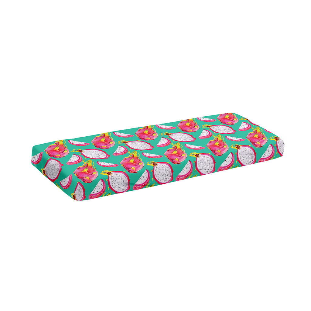 Hand Drawn Dragon Fruit Pattern Print Piano Keyboard Cover