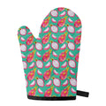 Hand Drawn Dragon Fruit Pattern Print Single Oven Mitt