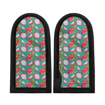 Hand Drawn Dragon Fruit Pattern Print Skillet Handle Cover