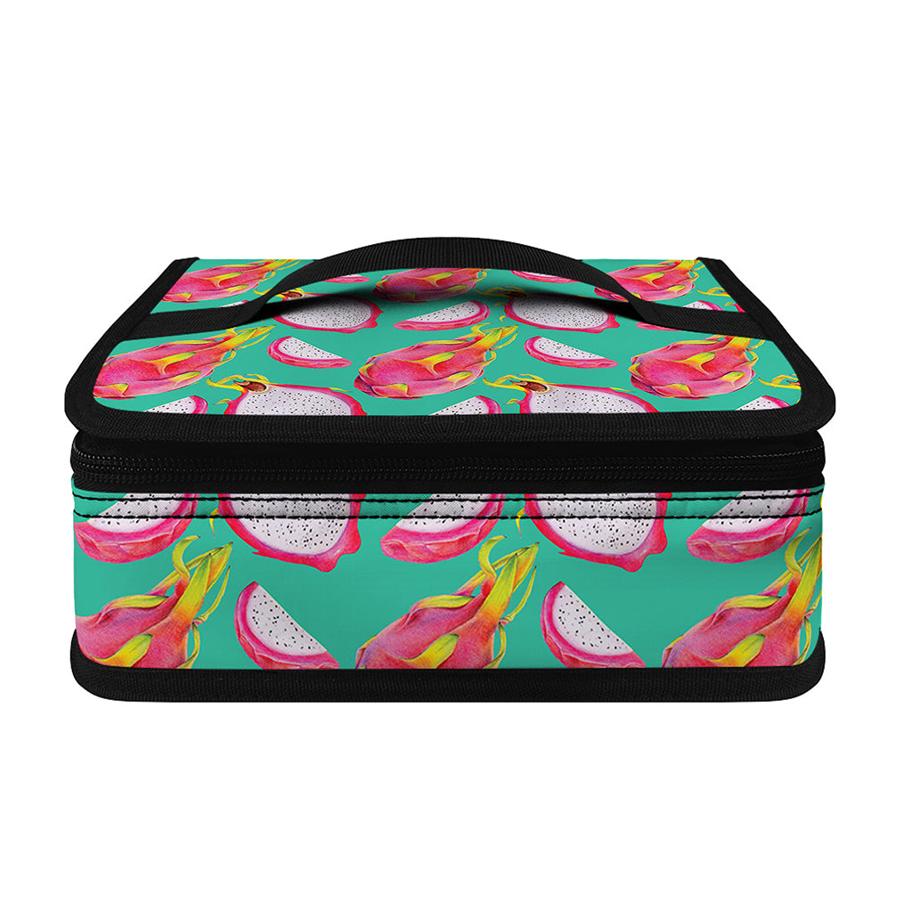 Hand Drawn Dragon Fruit Pattern Print Small Lunch Bag