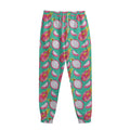 Hand Drawn Dragon Fruit Pattern Print Sweatpants