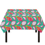 Hand Drawn Dragon Fruit Pattern Print Tablecloth