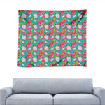 Hand Drawn Dragon Fruit Pattern Print Tapestry