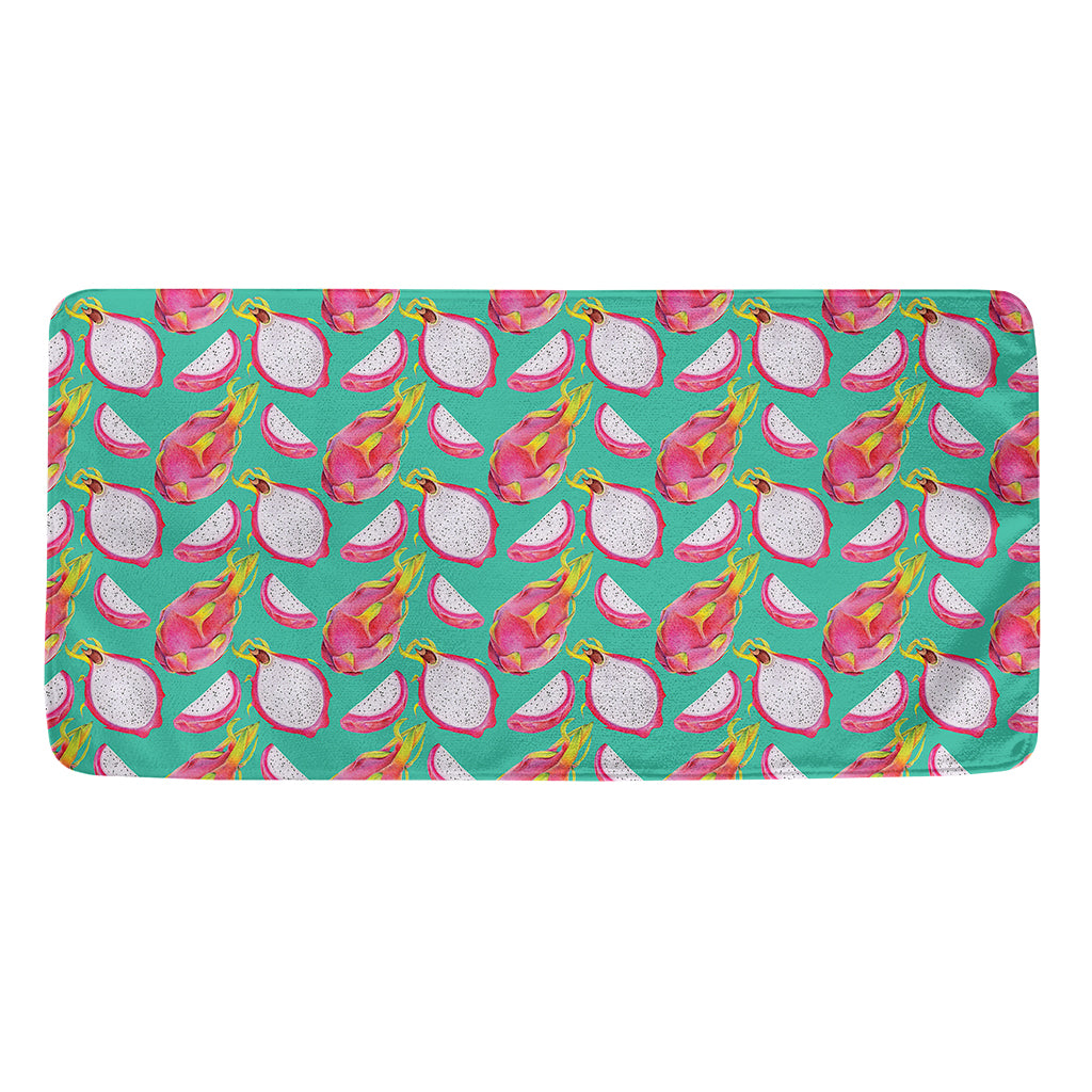 Hand Drawn Dragon Fruit Pattern Print Towel
