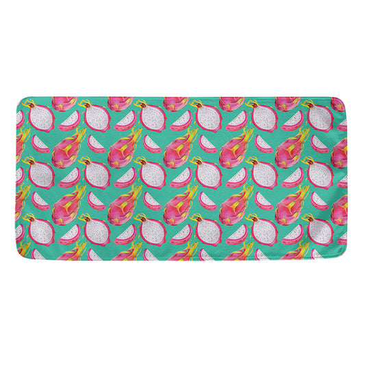 Hand Drawn Dragon Fruit Pattern Print Towel