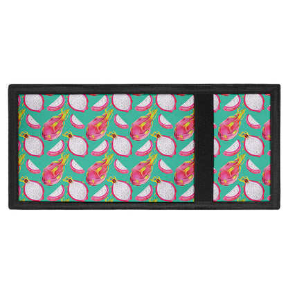 Hand Drawn Dragon Fruit Pattern Print Trifold Wallet