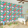 Hand Drawn Dragon Fruit Pattern Print Wall Sticker