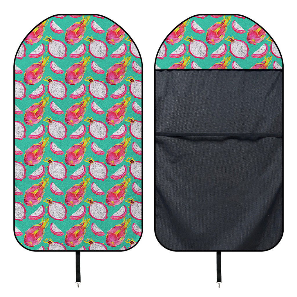 Hand Drawn Dragon Fruit Pattern Print Waterproof Car Seat Cover