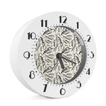 Hand Drawn Mantis Pattern Print Alarm Clock