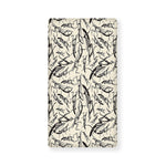 Hand Drawn Mantis Pattern Print Baby Crib Sheet