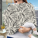 Hand Drawn Mantis Pattern Print Baby Seat Cover