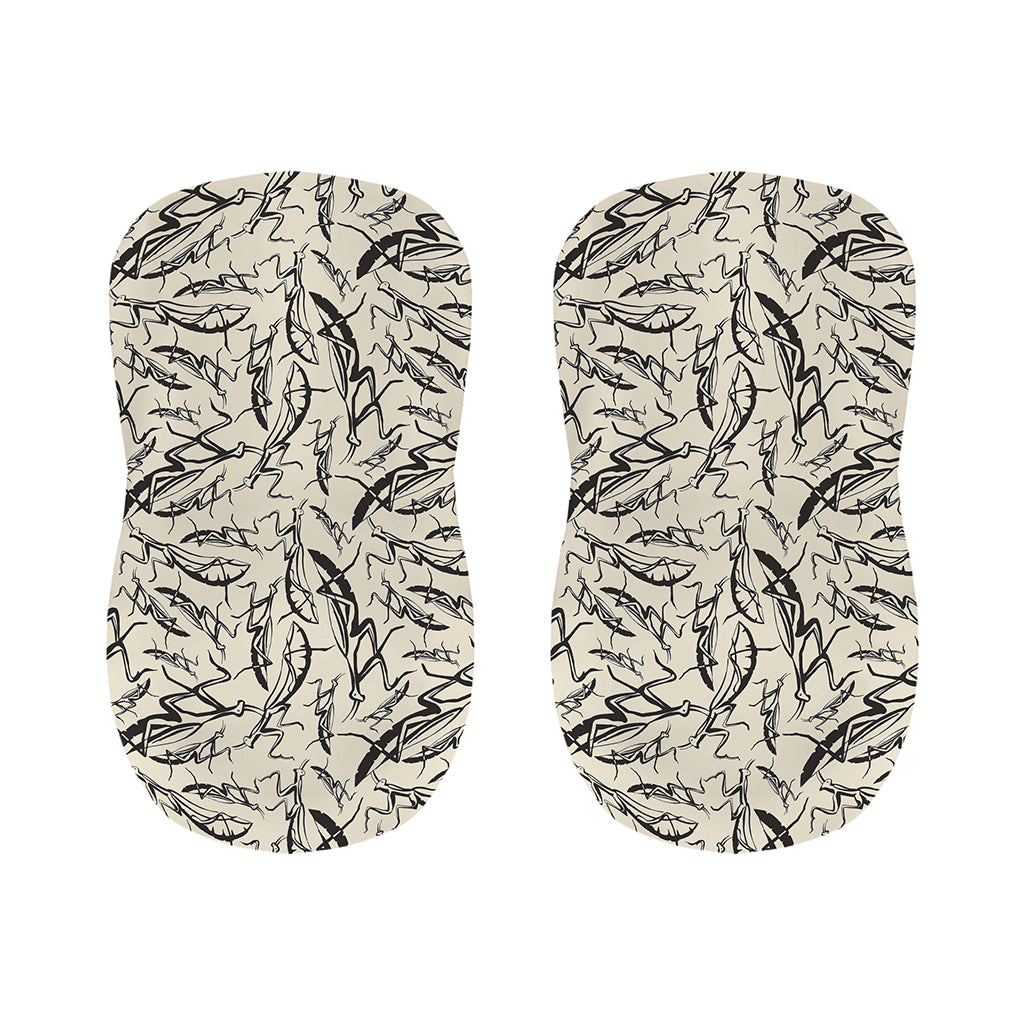 Hand Drawn Mantis Pattern Print Bar Stool Covers