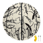 Hand Drawn Mantis Pattern Print Basketball