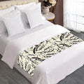 Hand Drawn Mantis Pattern Print Bed Runner