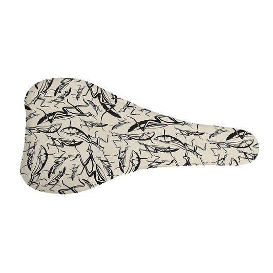 Hand Drawn Mantis Pattern Print Bicycle Seat Cover