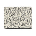 Hand Drawn Mantis Pattern Print Bifold Wallet