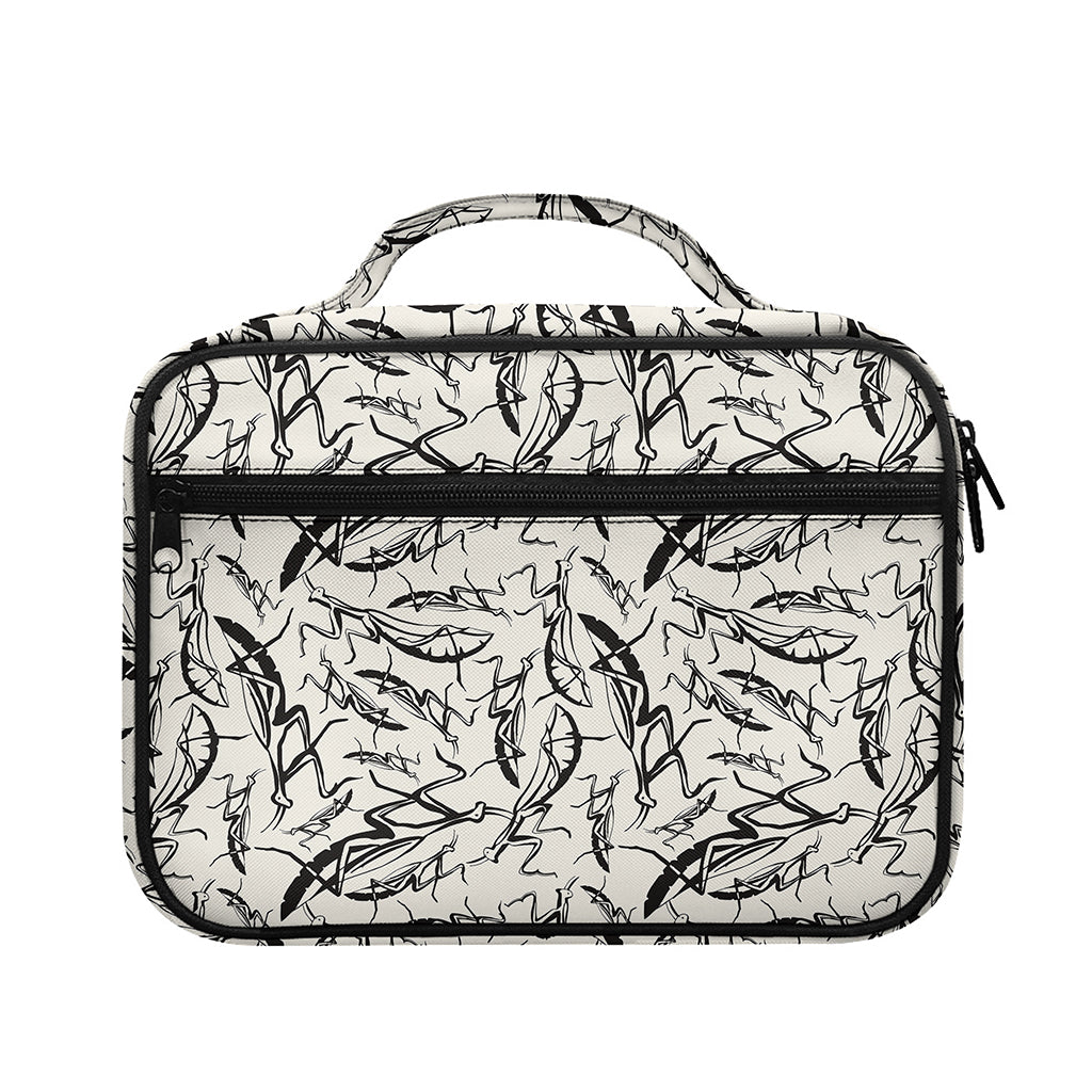 Hand Drawn Mantis Pattern Print Briefcase Bible Bag