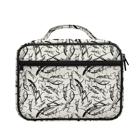Hand Drawn Mantis Pattern Print Briefcase Bible Bag