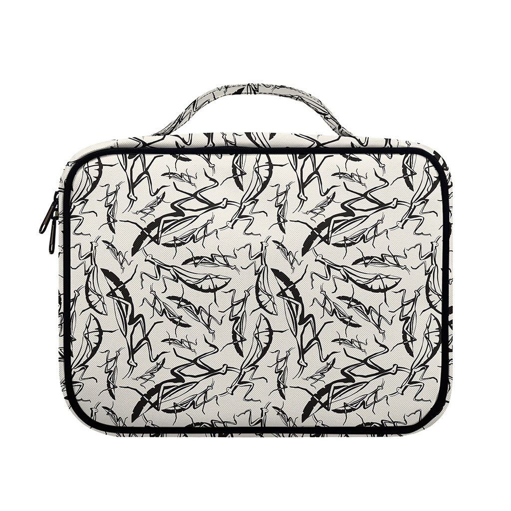 Hand Drawn Mantis Pattern Print Briefcase Bible Bag