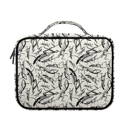Hand Drawn Mantis Pattern Print Briefcase Bible Bag