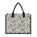 Hand Drawn Mantis Pattern Print Canvas Tote Bag
