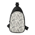 Hand Drawn Mantis Pattern Print Sling Bag