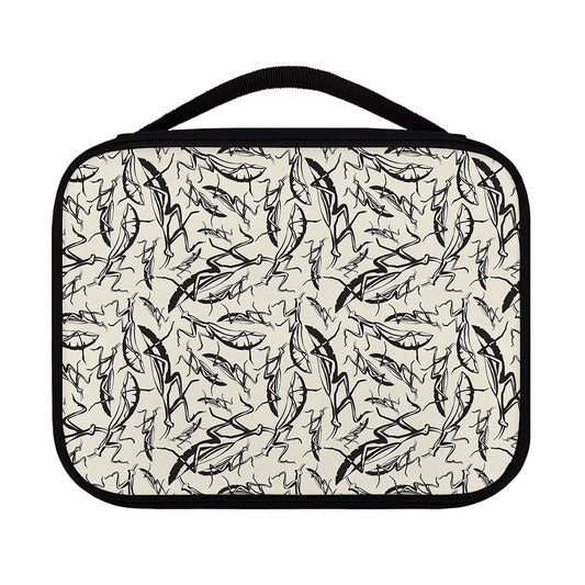 Hand Drawn Mantis Pattern Print Classic Bible Case