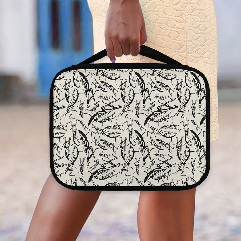 Hand Drawn Mantis Pattern Print Classic Bible Case