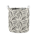 Hand Drawn Mantis Pattern Print Collapsible Laundry Basket