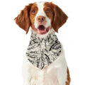Hand Drawn Mantis Pattern Print Dog Bandana