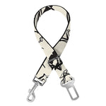 Hand Drawn Mantis Pattern Print Dog Seat Belt