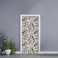 Hand Drawn Mantis Pattern Print Door Sticker
