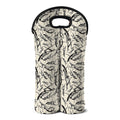 Hand Drawn Mantis Pattern Print Double Neoprene Wine Tote