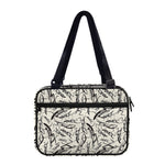Hand Drawn Mantis Pattern Print Double Strap Bible Bag