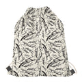 Hand Drawn Mantis Pattern Print Drawstring Bag