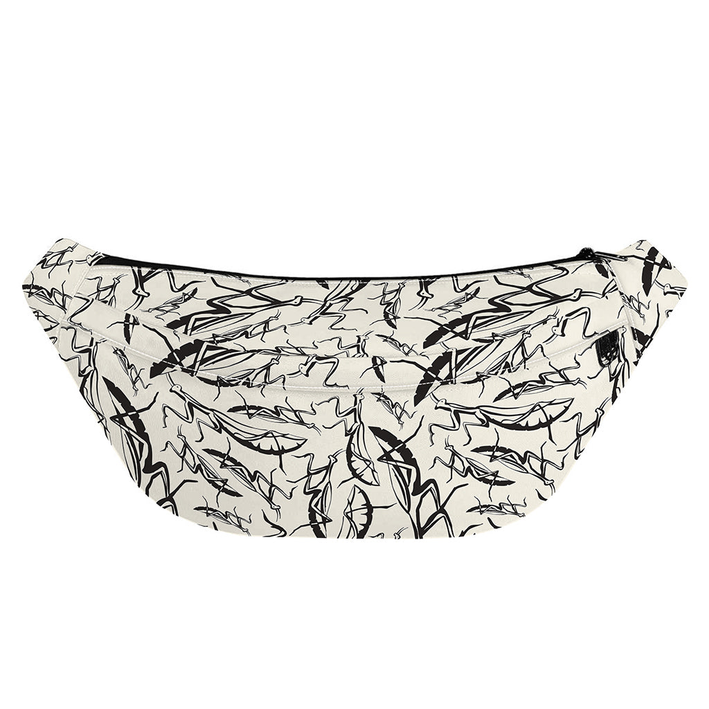 Hand Drawn Mantis Pattern Print Fanny Pack