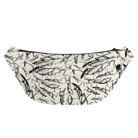 Hand Drawn Mantis Pattern Print Fanny Pack