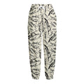 Hand Drawn Mantis Pattern Print Fleece Lined Knit Pants
