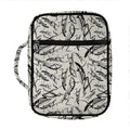 Hand Drawn Mantis Pattern Print Front Pocket Bible Bag