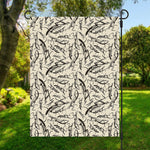 Hand Drawn Mantis Pattern Print Garden Flag