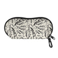 Hand Drawn Mantis Pattern Print Glasses Case