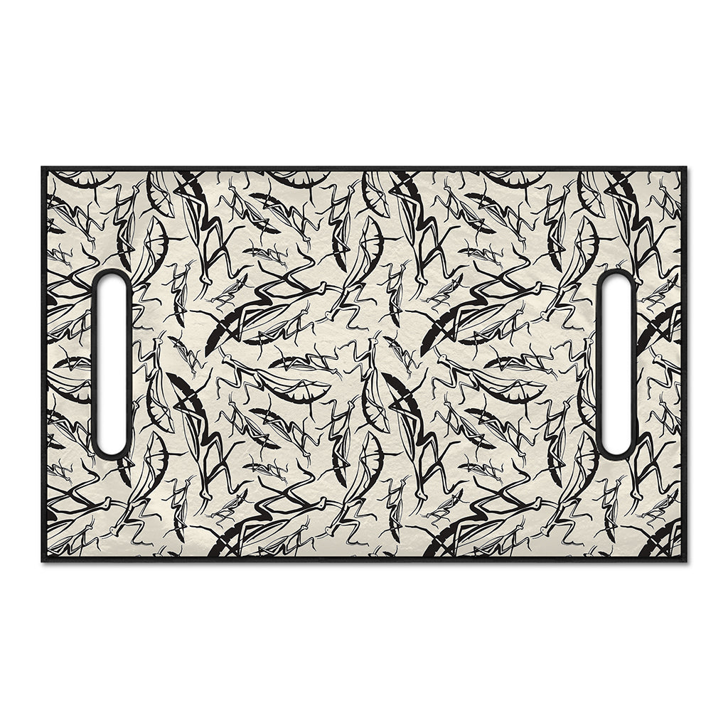 Hand Drawn Mantis Pattern Print Golf Cart Seat Cover