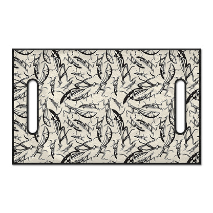 Hand Drawn Mantis Pattern Print Golf Cart Seat Cover