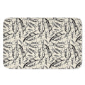 Hand Drawn Mantis Pattern Print Indoor Door Mat